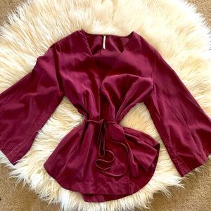 Free People Wrap Top